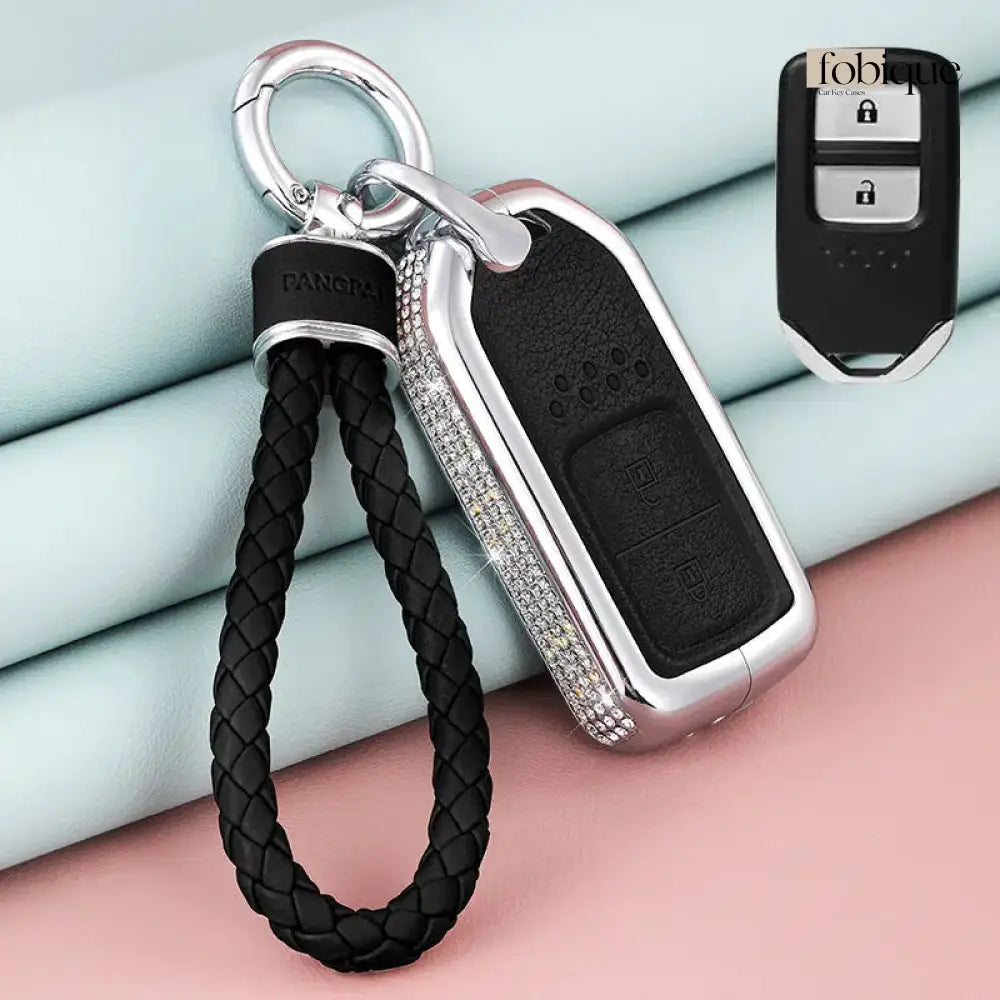 Royale Leather Collection | Car Key Cover Compatible with Honda N-Box, N-One, N-WGN, S660 & more Fobique