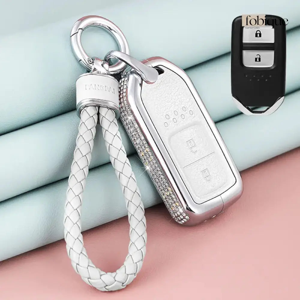 Royale Leather Collection | Car Key Cover Compatible with Honda N-Box, N-One, N-WGN, S660 & more Fobique