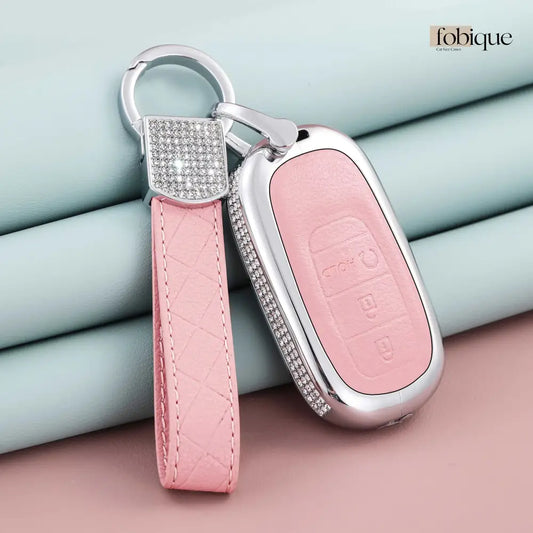 Royale Leather Collection | Car Key Cover Compatible with Honda N-Box, N-Van, N-WGN & more Fobique