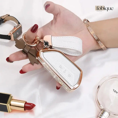 Royale Leather Collection | Car Key Cover for Cupra Formentor, Leon, Born, SEAT Leon MK4 & more Fobique