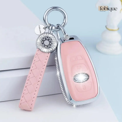 Royale Leather Collection | Car Key Cover for Subaru Forester, Outback, Crosstrek, Impreza, WRX & More Fobique
