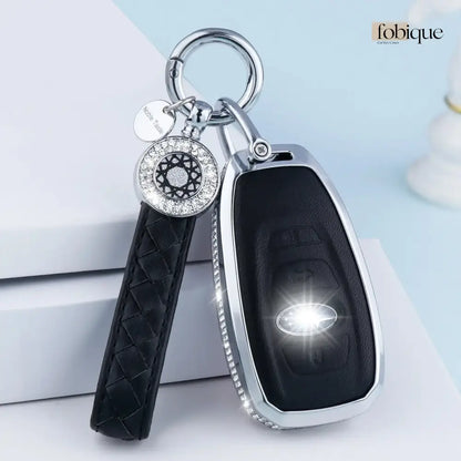 Royale Leather Collection | Car Key Cover for Subaru Forester, Outback, Crosstrek, Impreza, WRX & More Fobique