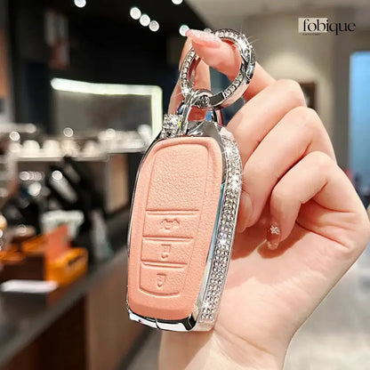 Royale Leather Collection | Car Key Cover for Toyota RAV4, Camry, Corolla & More Fobique