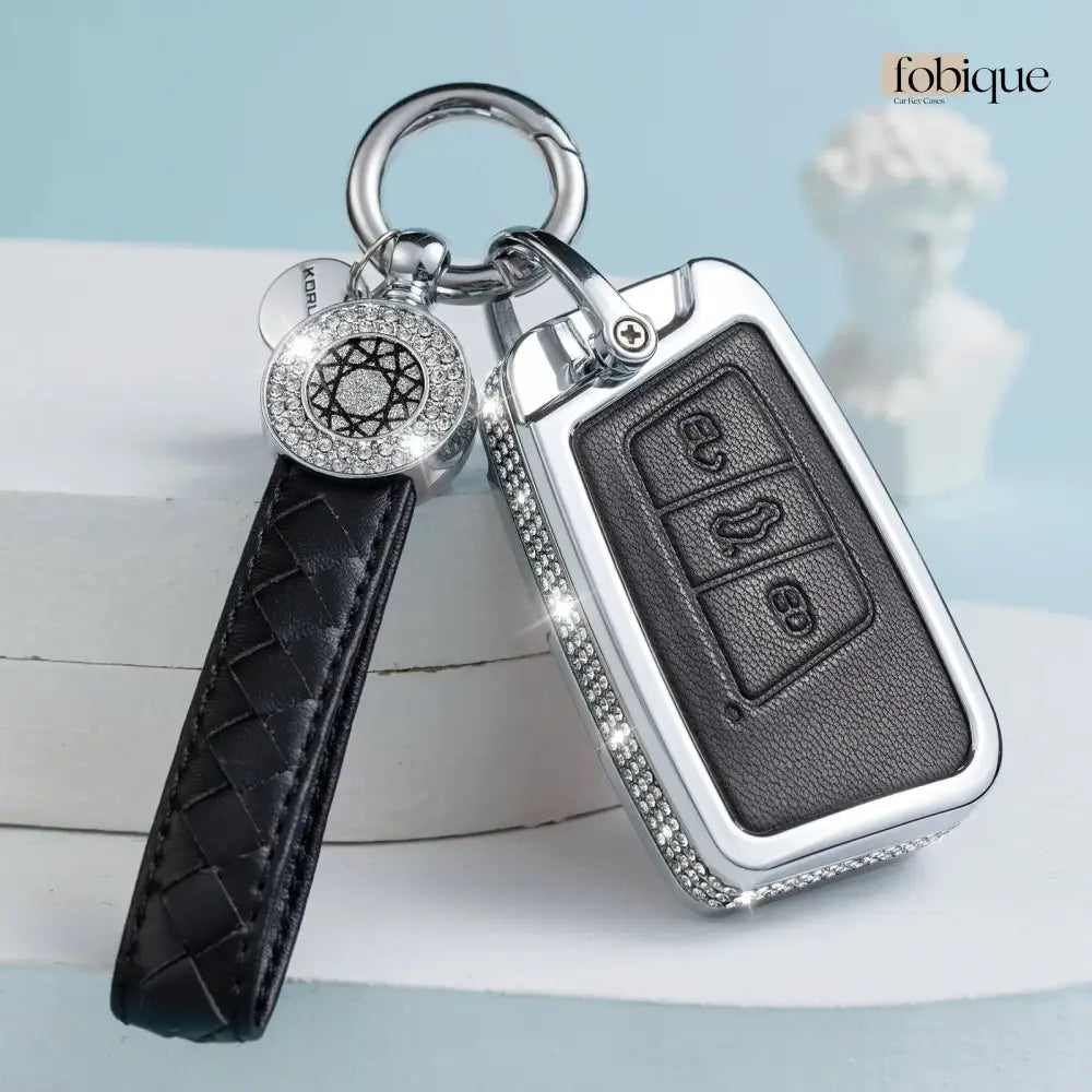 Classic Collection | Car Key Cover for SEAT Ateca, Leon, Tarraco, Arona & VW Tiguan, Golf 7 & More Fobique