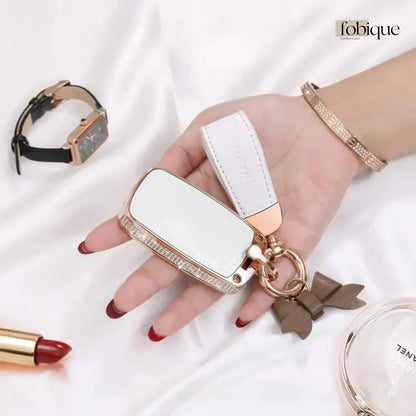 Royale Leather Collection | Car Key Cover for SEAT Leon 5F, Ibiza 6J, Arona, Ateca, Toledo & More Fobique