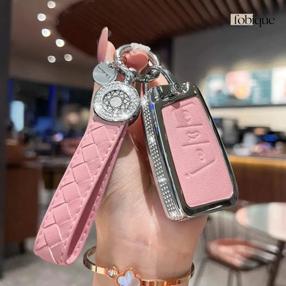 Classic Collection | Car Key Cover for SEAT Ateca, Leon, Tarraco, Arona & VW Tiguan, Golf 7 & More Fobique