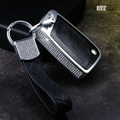 Royale Leather Collection | Car Key Cover for SEAT Leon MK4, Ateca, Tarraco, Arona & More Fobique