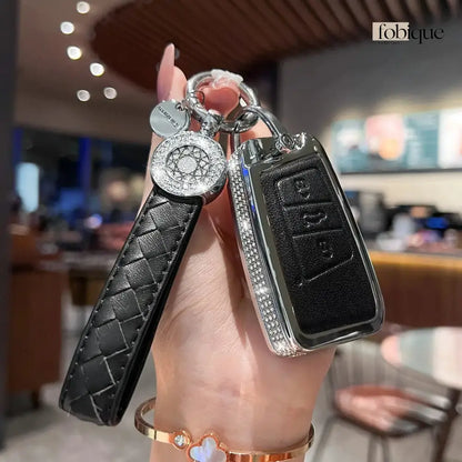 Classic Collection | Car Key Cover for SEAT Ateca, Leon, Tarraco, Arona & VW Tiguan, Golf 7 & More Fobique