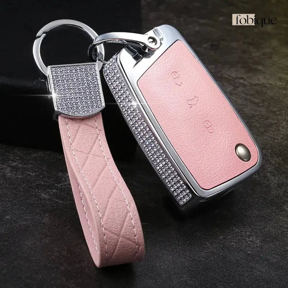 Royale Leather Collection | Car Key Cover for SEAT Leon MK4, Ateca, Tarraco, Arona & More Fobique
