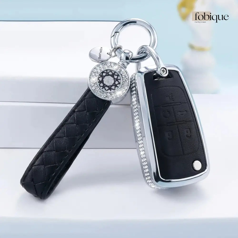 Royale Leather Collection | Flip Key Fob Case for Buick | Fits Encore Regal Verano LaCrosse & More Fobique