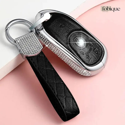 Royale Leather Collection | Car Key Cover Compatible with Buick Encore, Envision, Regal & More – Smart Key Fob Case Fobique