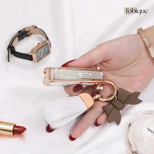 Royale Leather Collection | Key Fob Cover for Infiniti & Nissan Aftermarket Flip Key Conversion Fobique