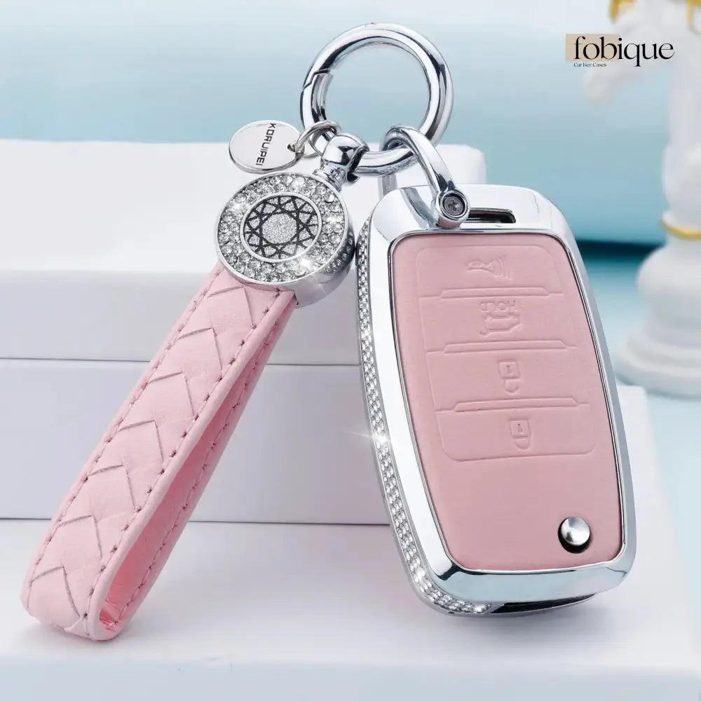 Royale Leather Collection | Key Fob Cover for Kia Seltos, Soul, Forte & more Fobique