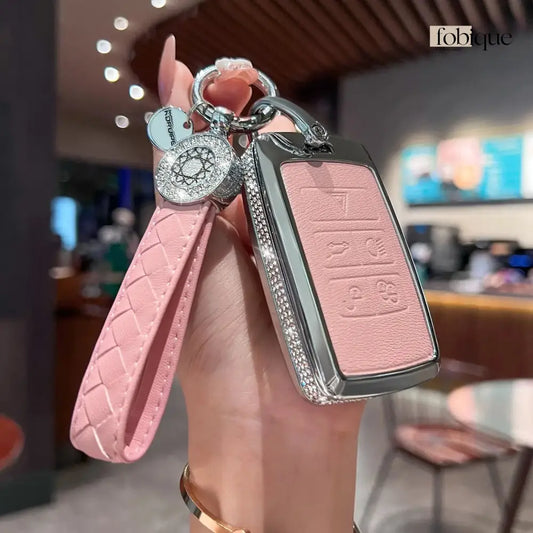 Royale Leather Collection | Key Fob Cover for Jaguar F-Type, F-Pace, XF, XE & more Fobique