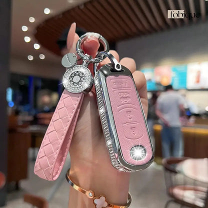 Royale Leather Collection | Key Fob Cover Suitable for Mazda CX-5, CX-9, Mazda 3, Mazda 6 & More Fobique