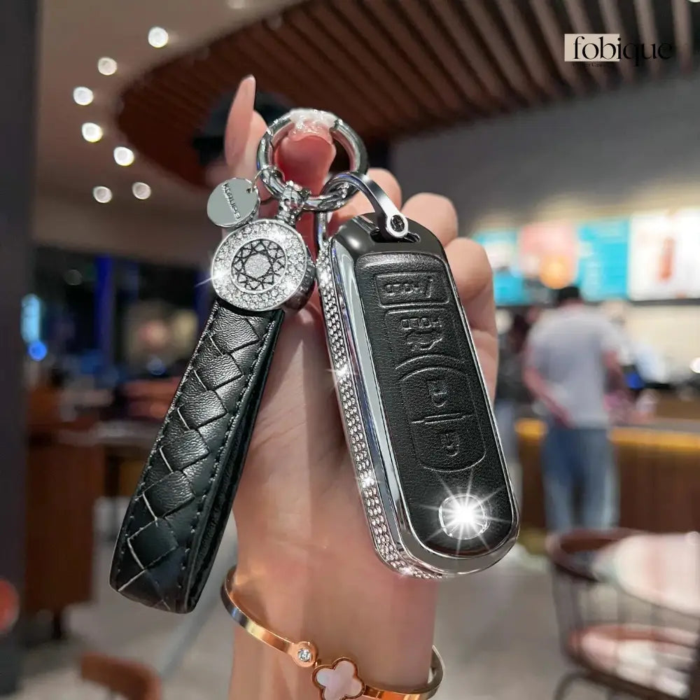 Royale Leather Collection | Key Fob Cover Suitable for Mazda CX-5, CX-9, Mazda 3, Mazda 6 & More Fobique