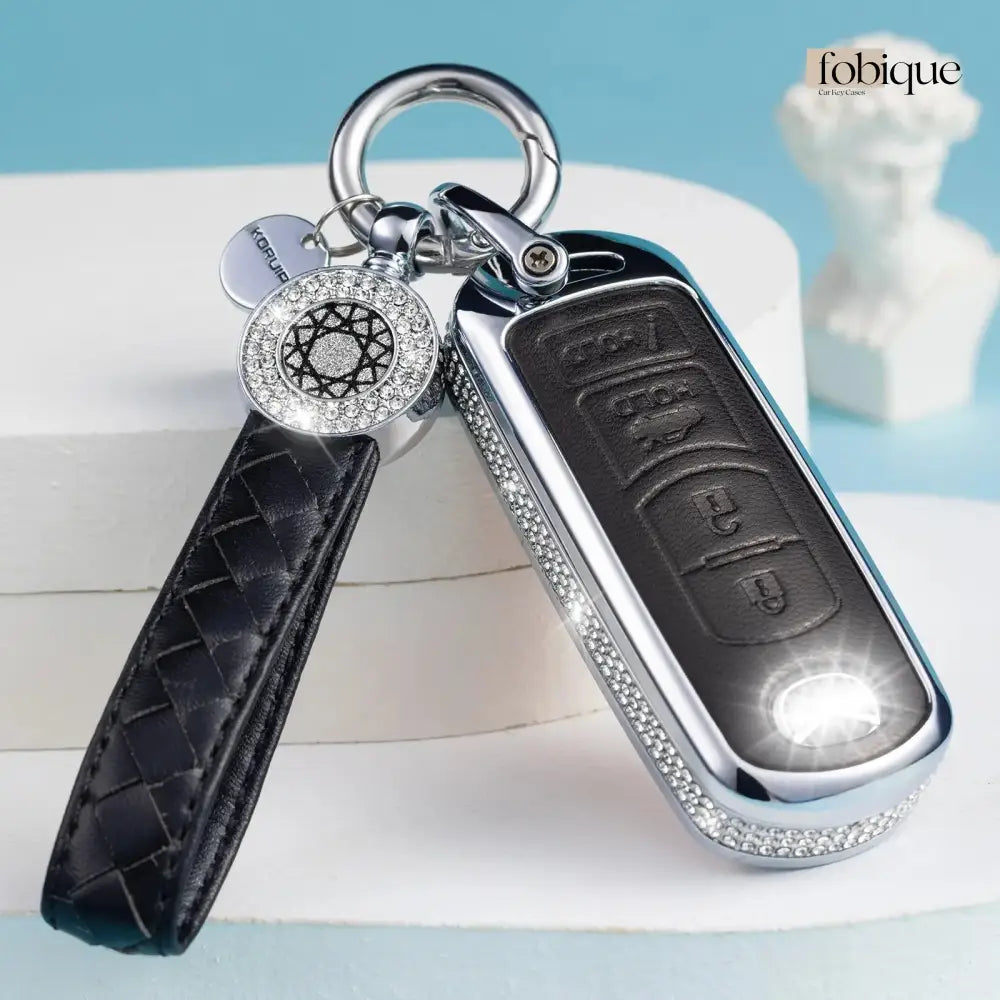 Royale Leather Collection | Key Fob Cover Suitable for Mazda CX-5, CX-9, Mazda 3, Mazda 6 & More Fobique