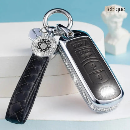 Royale Leather Collection | Key Fob Cover Suitable for Mazda CX-5, CX-9, Mazda 3, Mazda 6 & More Fobique