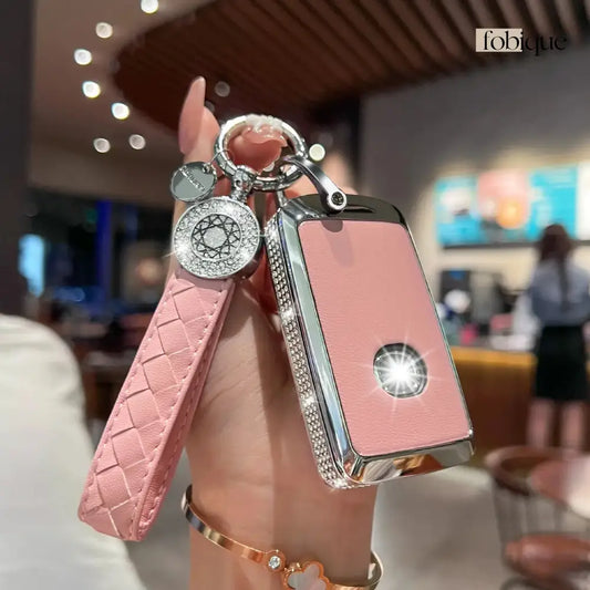 Royale Leather Collection | Key Fob Cover Suitable for Mazda CX-5, CX-9, CX-30, Mazda 3, Mazda 6 & More Fobique