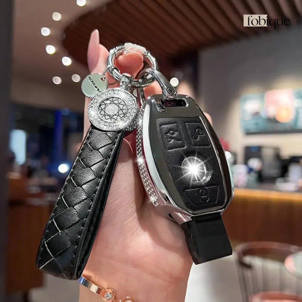 Royale Leather Collection | Key Fob Cover Suitable for Mercedes A-Class, B-Class, C-Class, E-Class & More Fobique