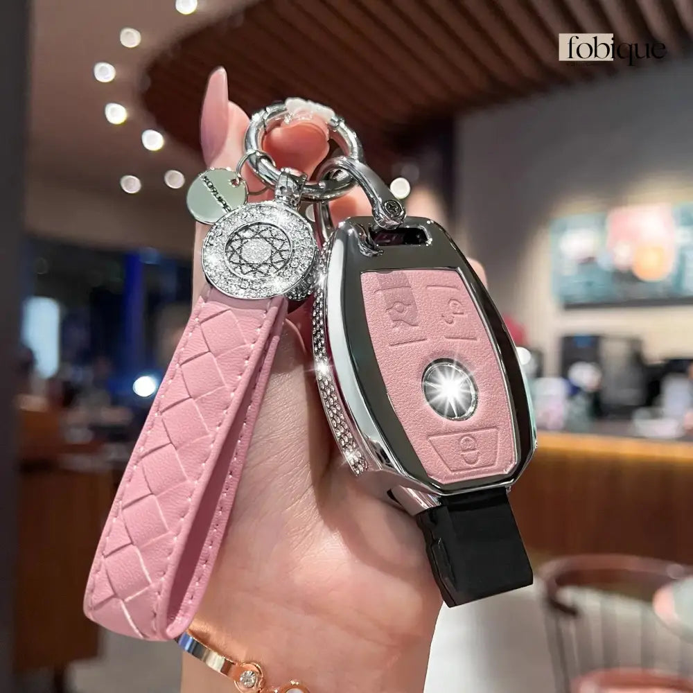 Royale Leather Collection | Key Fob Cover Suitable for Mercedes A-Class, B-Class, C-Class, E-Class & More Fobique