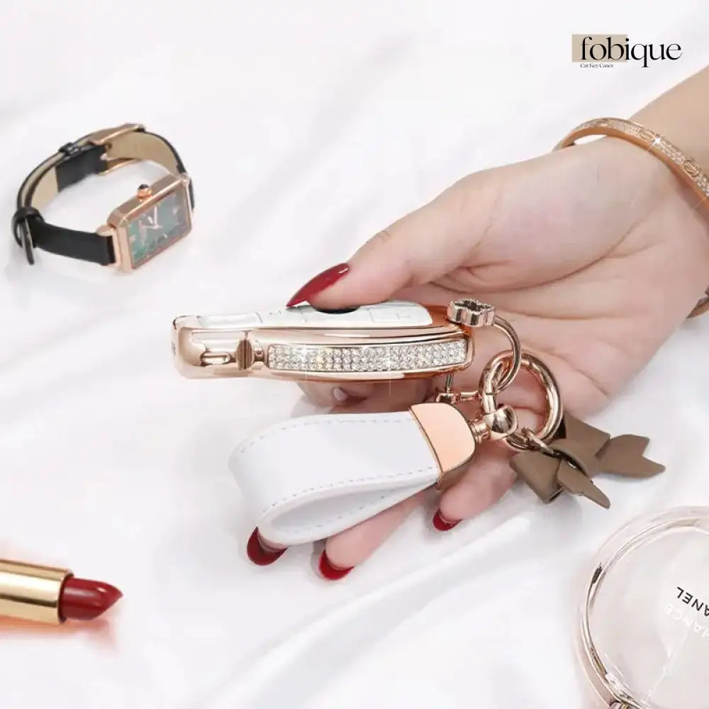 Royale Leather Collection | Key Fob Cover Suitable for Mercedes A-Class, B-Class, C-Class, E-Class & More Fobique