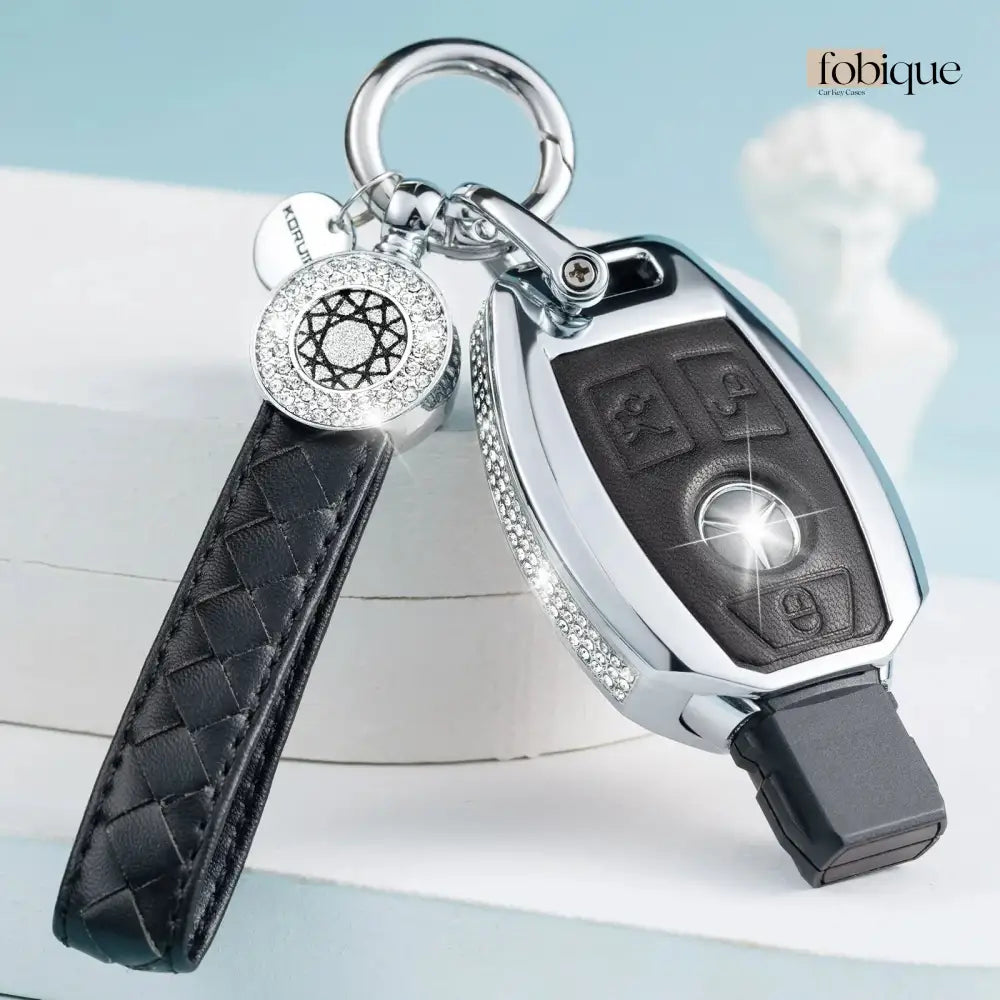 Royale Leather Collection | Key Fob Cover Suitable for Mercedes A-Class, B-Class, C-Class, E-Class & More Fobique