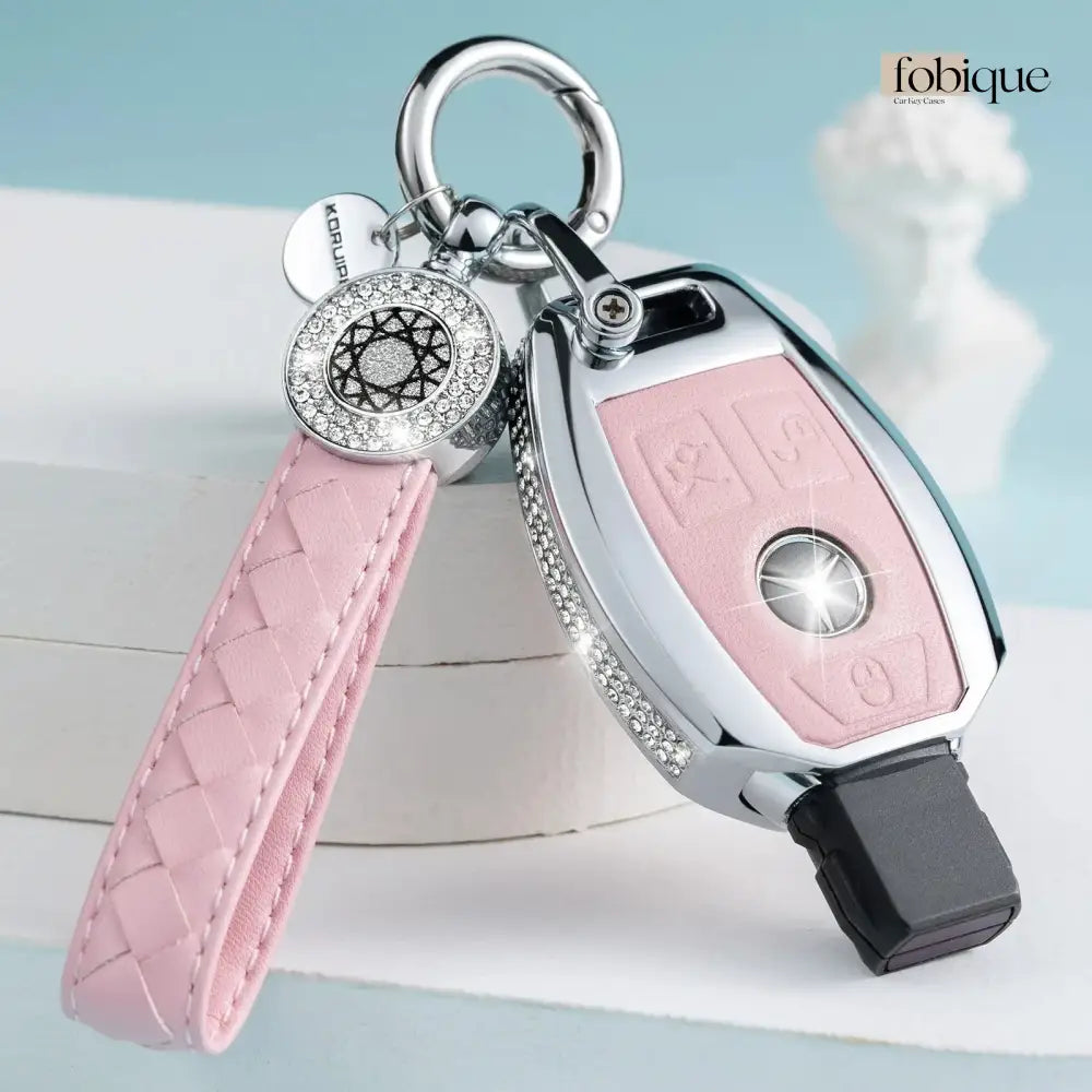 Royale Leather Collection | Key Fob Cover Suitable for Mercedes A-Class, B-Class, C-Class, E-Class & More Fobique