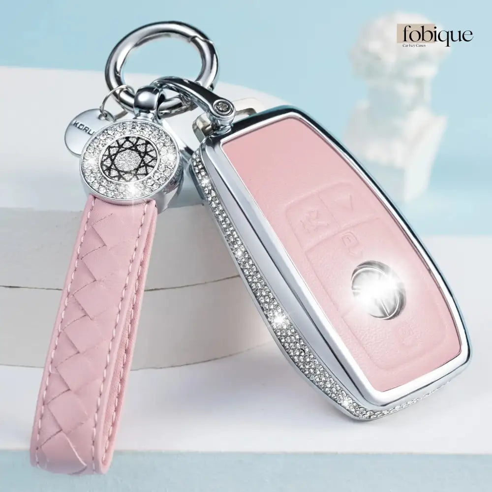 Royale Leather Collection | Key Fob Cover Suitable for Mercedes C-Class, E-Class, S-Class, A-Class, GLA, GLC & More Fobique