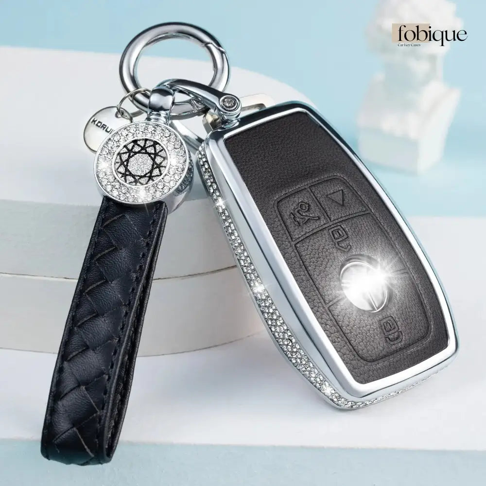 Royale Leather Collection | Key Fob Cover Suitable for Mercedes C-Class, E-Class, S-Class, A-Class, GLA, GLC & More Fobique