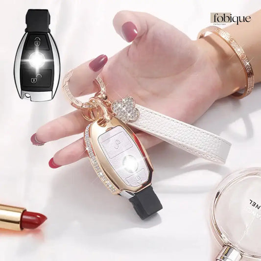 Royale Leather Collection | Key Fob Cover Suitable for Mercedes C-Class, E-Class, S-Class, SL-Class & More Fobique