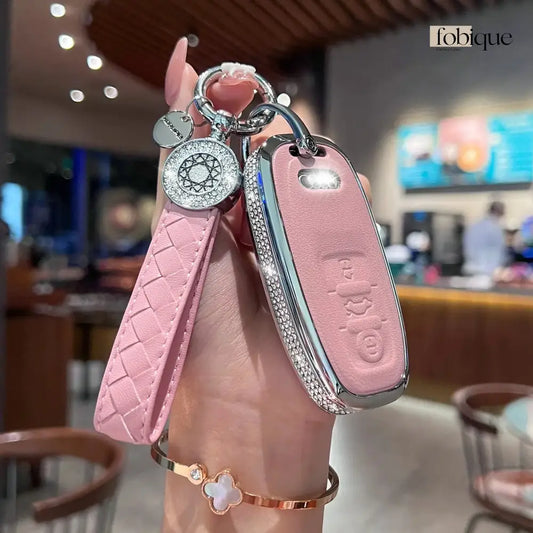 Royale Leather Collection | Smart Key Fob Case for Audi | Fits A4 A5 Q5 Q7 TT & More Fobique