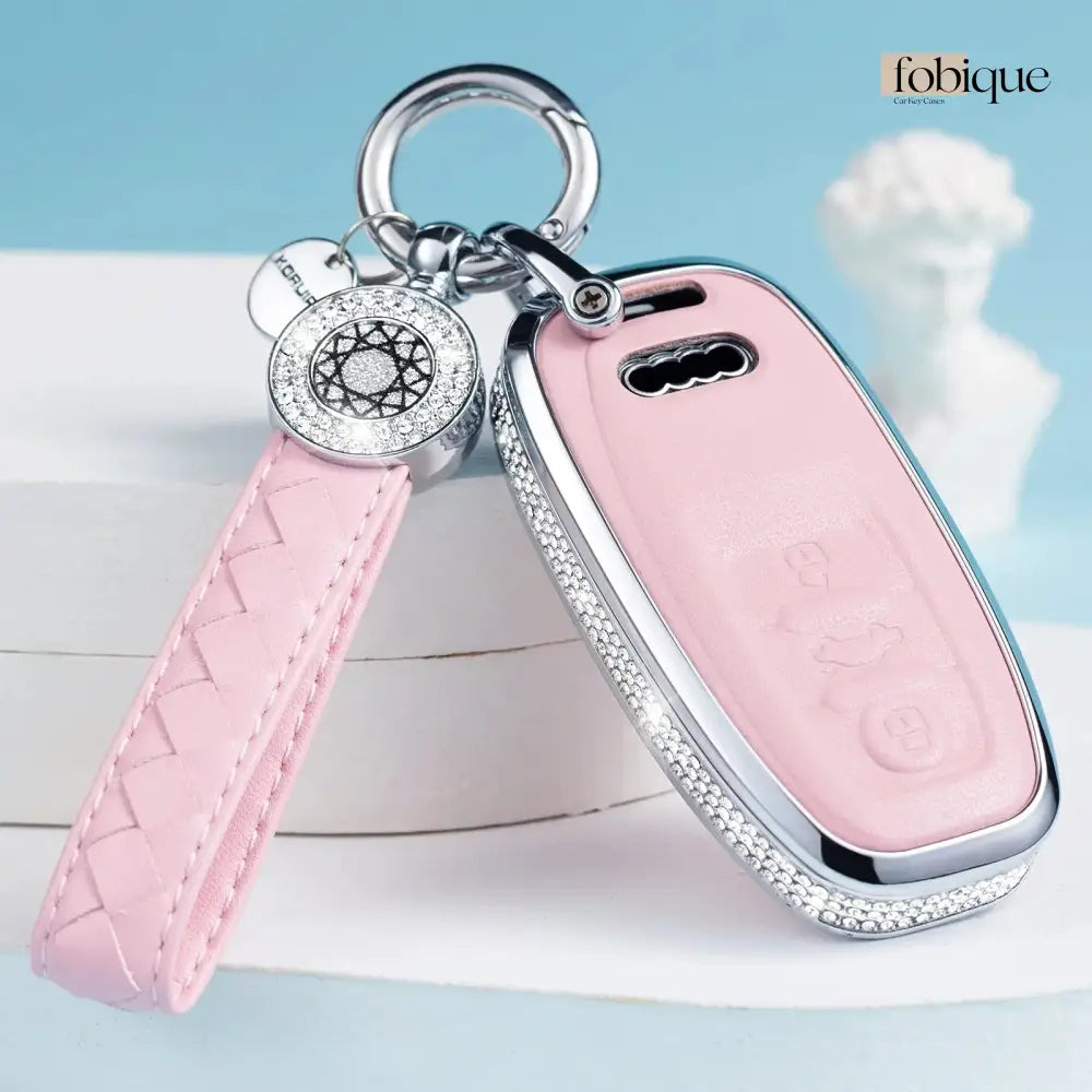 Royale Leather Collection | Smart Key Fob Case for Audi | Fits A4 A5 Q5 Q7 TT & More Fobique