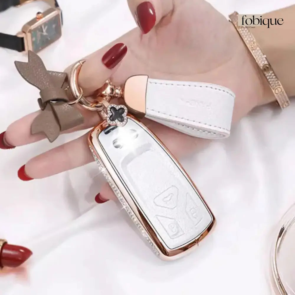 Royale Leather Collection | Smart Key Fob Case for Audi | Fits A6 A7 A8 & More Fobique