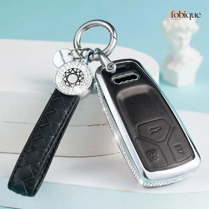 Royale Leather Collection | Smart Key Fob Case for Audi | Fits A6 A7 A8 & More Fobique