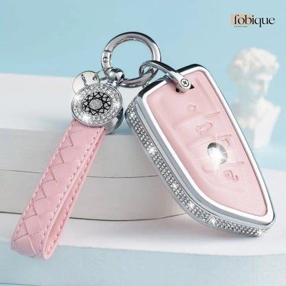 Royale Leather Collection | Smart Key Fob Case for BMW | Fits G20 G30 X3 X5 & More Fobique
