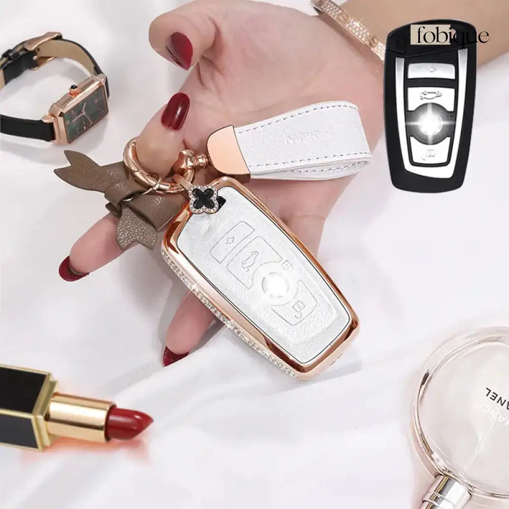 Royale Leather Collection | Smart Key Fob Cover for BMW | Fits F30 F10 F20 X3 X5 & More Fobique