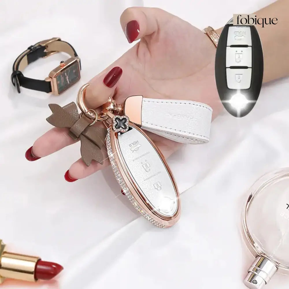 Royale Leather Collection | Key Fob Cover for Infiniti G37, Q60, M35, EX35 & more Fobique