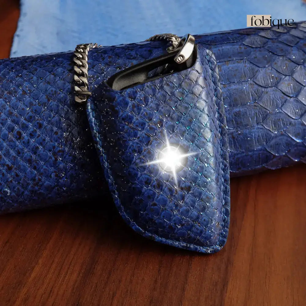 Serpentine Collection - Snake Leather | Smart Key Fob Case for BMW | Fits G20 G30 X3 X5 & More Fobique