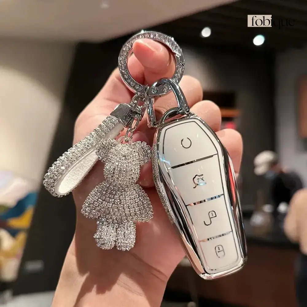 Supreme Collection | Car Key Cover Compatible with BYD F3, G3, S6, M6 & More – Smart Key Card Case Fobique