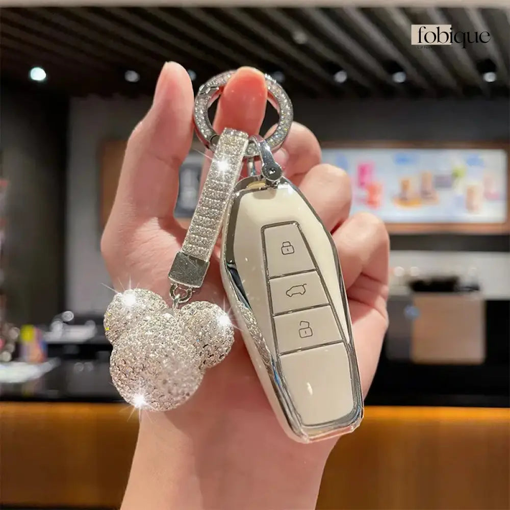 Supreme Collection | Car Key Cover Compatible with Chery E5, Tiggo 3, Arrizo 3 & More Fobique