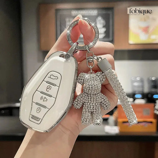 Supreme Collection | Car Key Cover Compatible with Chery Omoda 5, Tiggo 8 Pro, Arrizo 8 & More Fobique