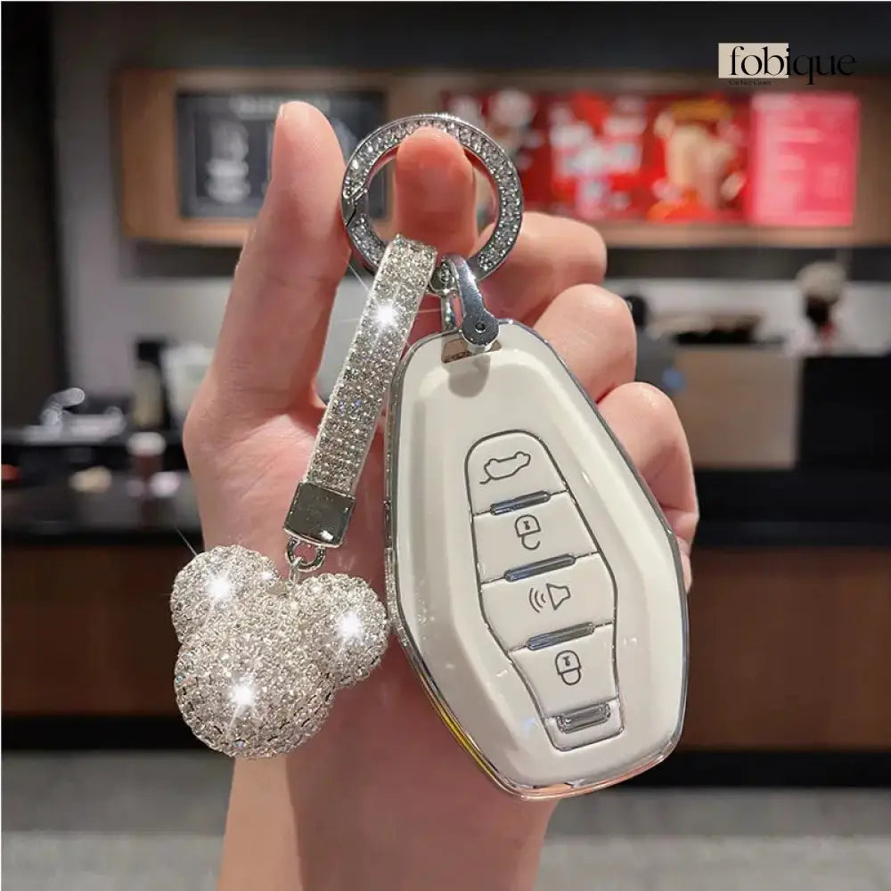 Supreme Collection | Car Key Cover Compatible with Chery Omoda 5, Tiggo 8 Pro, Arrizo 8 & More Fobique