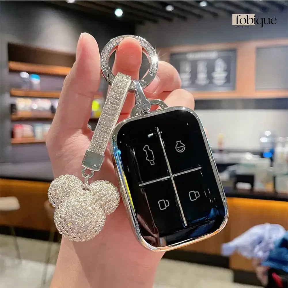 Supreme Collection | Car Key Cover Compatible with Chery QQ3, A1, Kimo & More Fobique