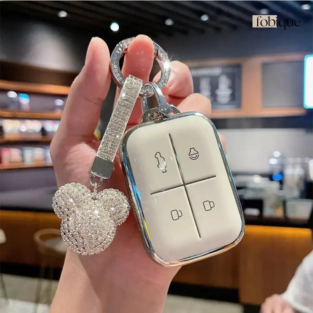 Supreme Collection | Car Key Cover Compatible with Chery QQ3, A1, Kimo & More Fobique