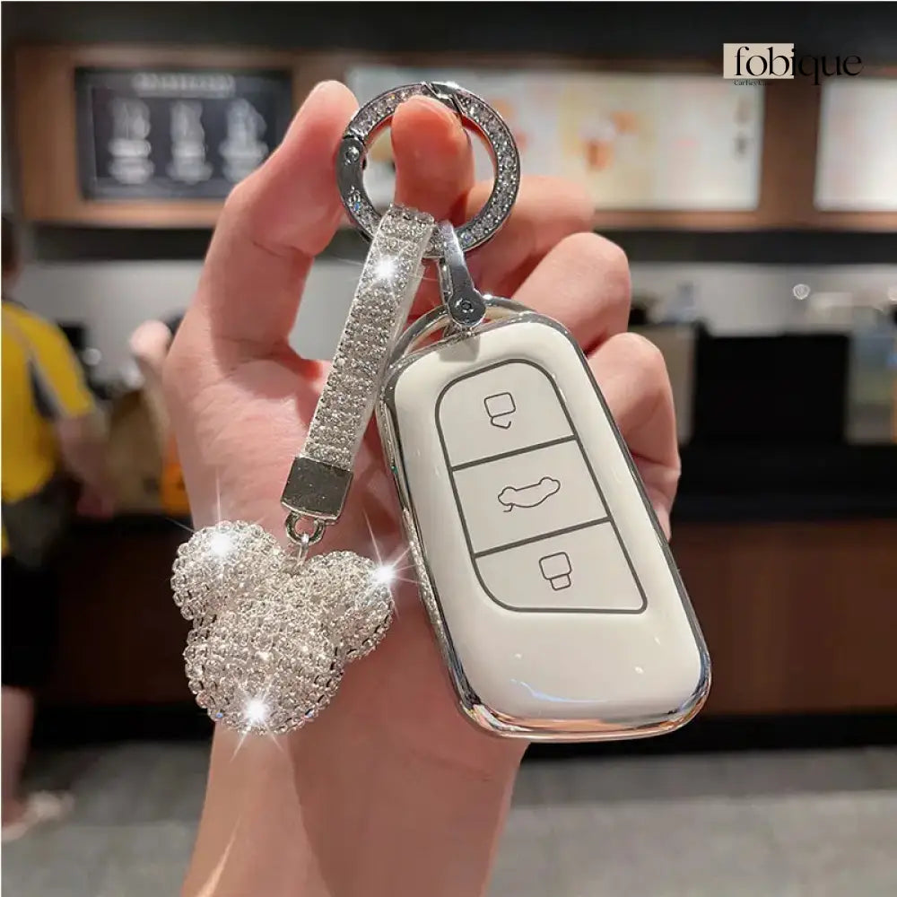 Supreme Collection | Car Key Cover Compatible with Chery Tiggo 3, Tiggo 2, Tiggo 5 & More Fobique