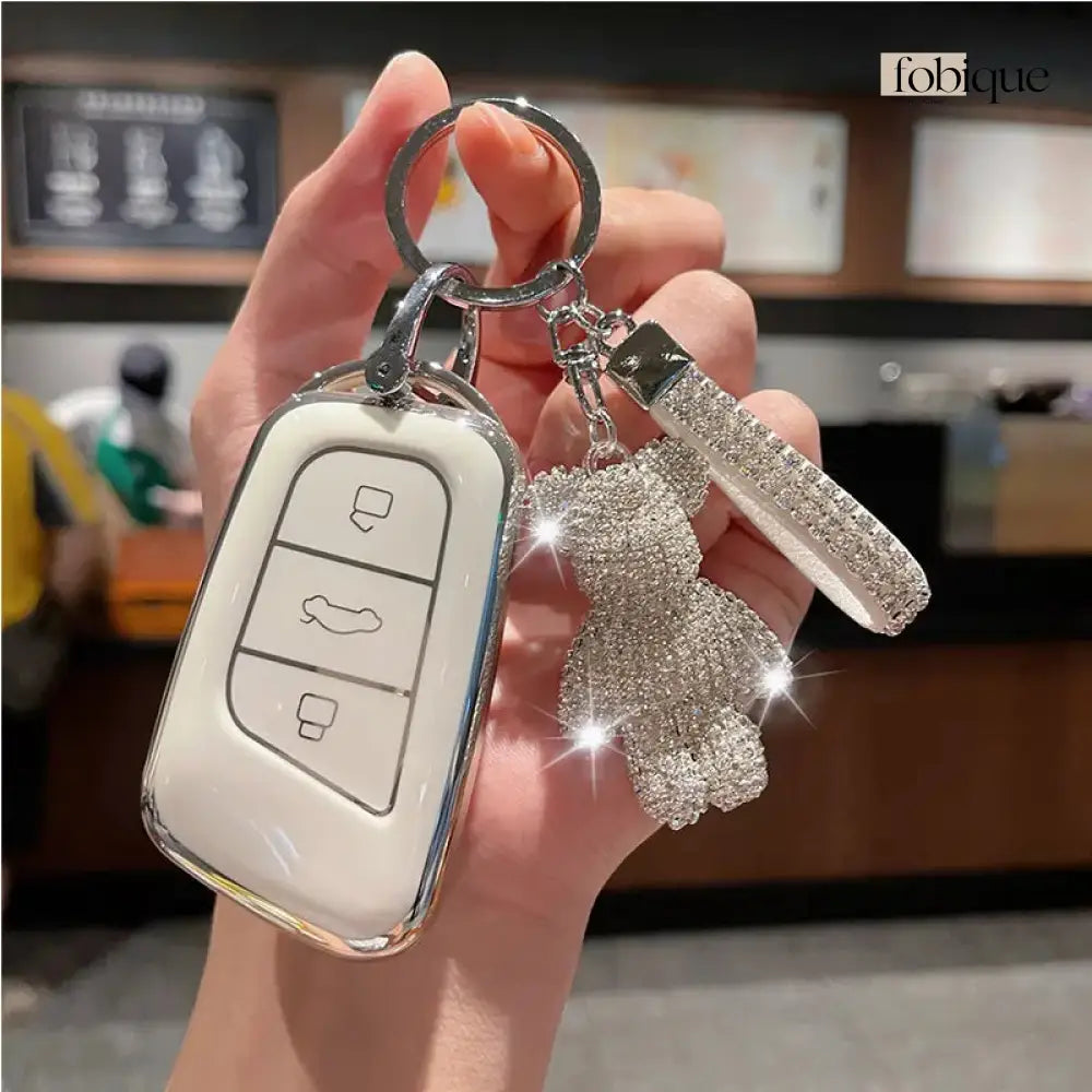 Supreme Collection | Car Key Cover Compatible with Chery Tiggo 3, Tiggo 2, Tiggo 5 & More Fobique