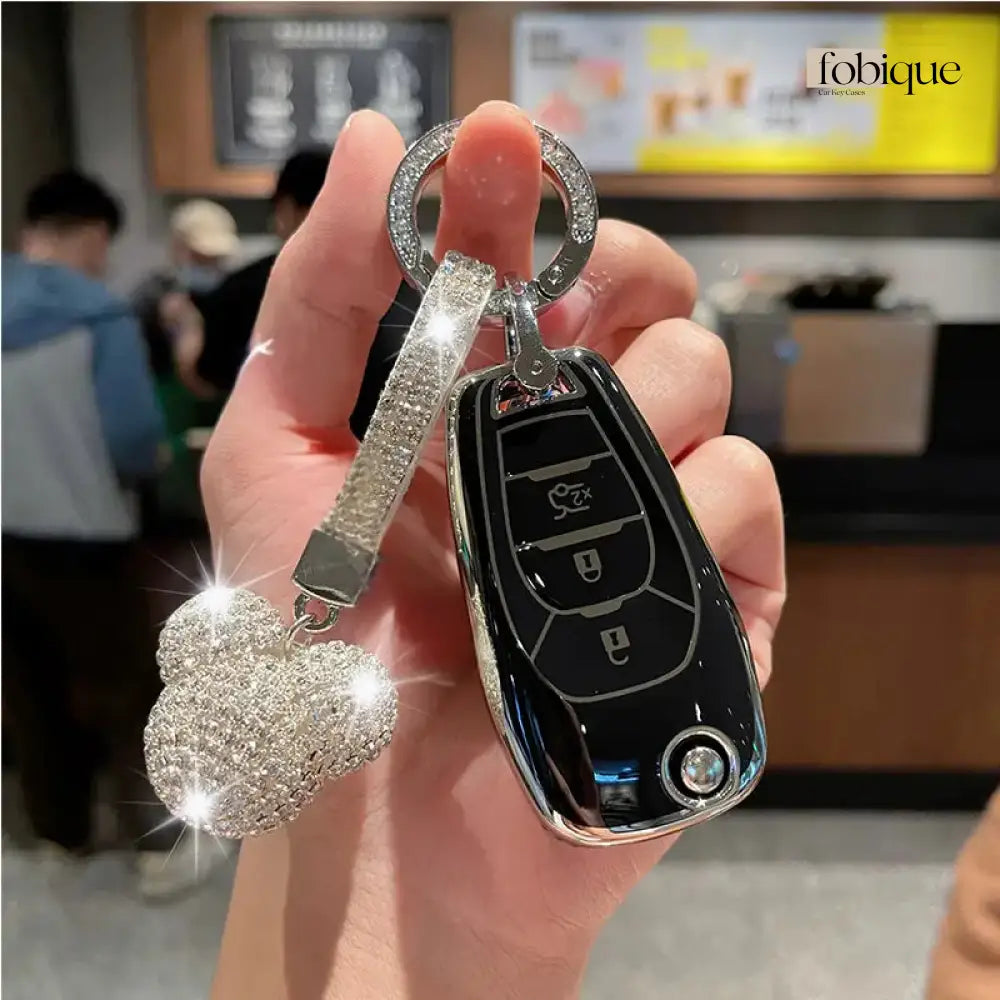 Supreme Collection | Car Key Cover Compatible with Chevrolet Trailblazer, S10, Onix & More Fobique