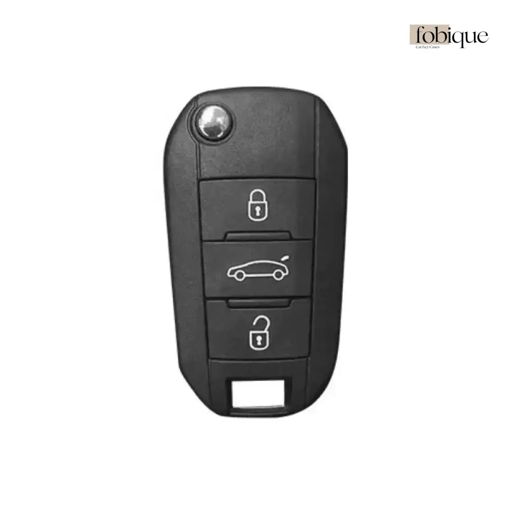 Supreme Collection | Car Key Cover Compatible with Citroën Xsara Picasso, Berlingo & C5 – 3-Button Round Remote Case Fobique