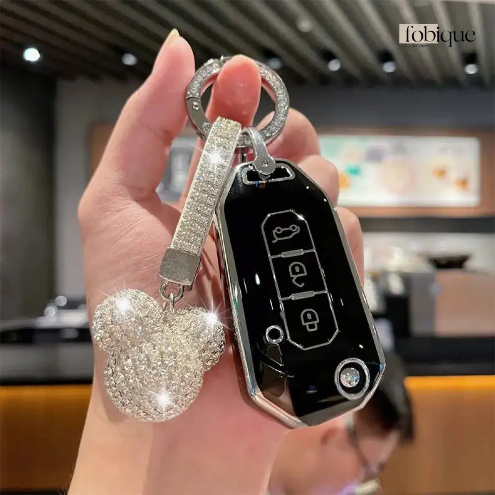 Supreme Collection | Car Key Cover Compatible with Ford Focus, Fiesta, C-Max & more Fobique